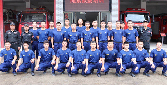 绳桥教练团队完成，景宁消防救援大队救援绳索内训