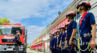 “绳桥”完成云和消防救援绳索技术培训